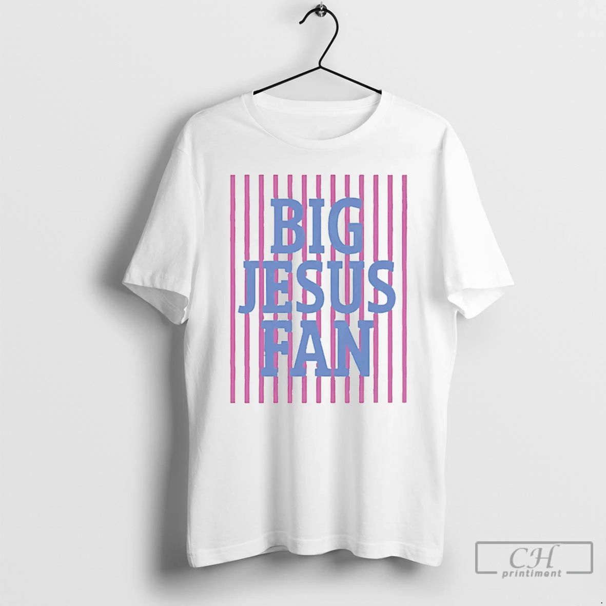 Classic Striped Big Jesus Preppy Christian