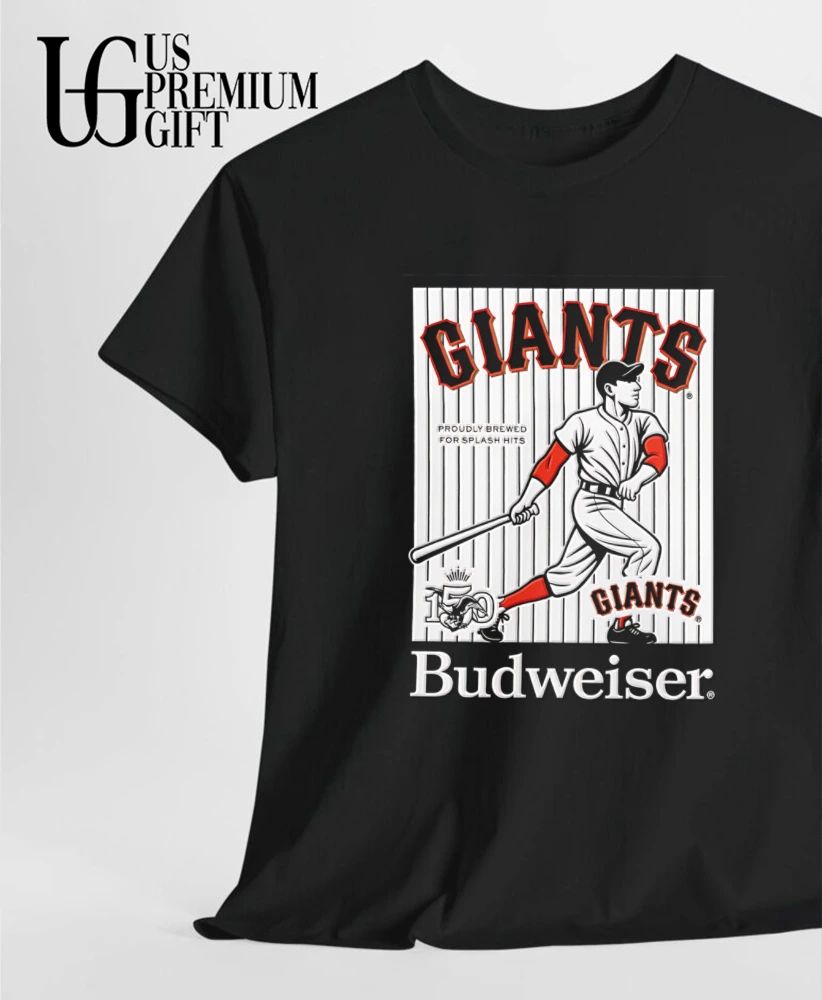 San Francisco Giants baseball 150 Years Budweiser shirt
