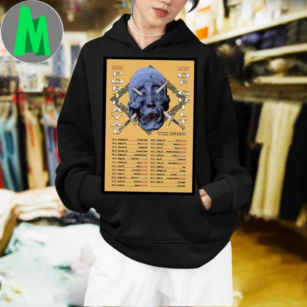 Portrayal Of Guilt Europe UK 2025 Poster Shirt