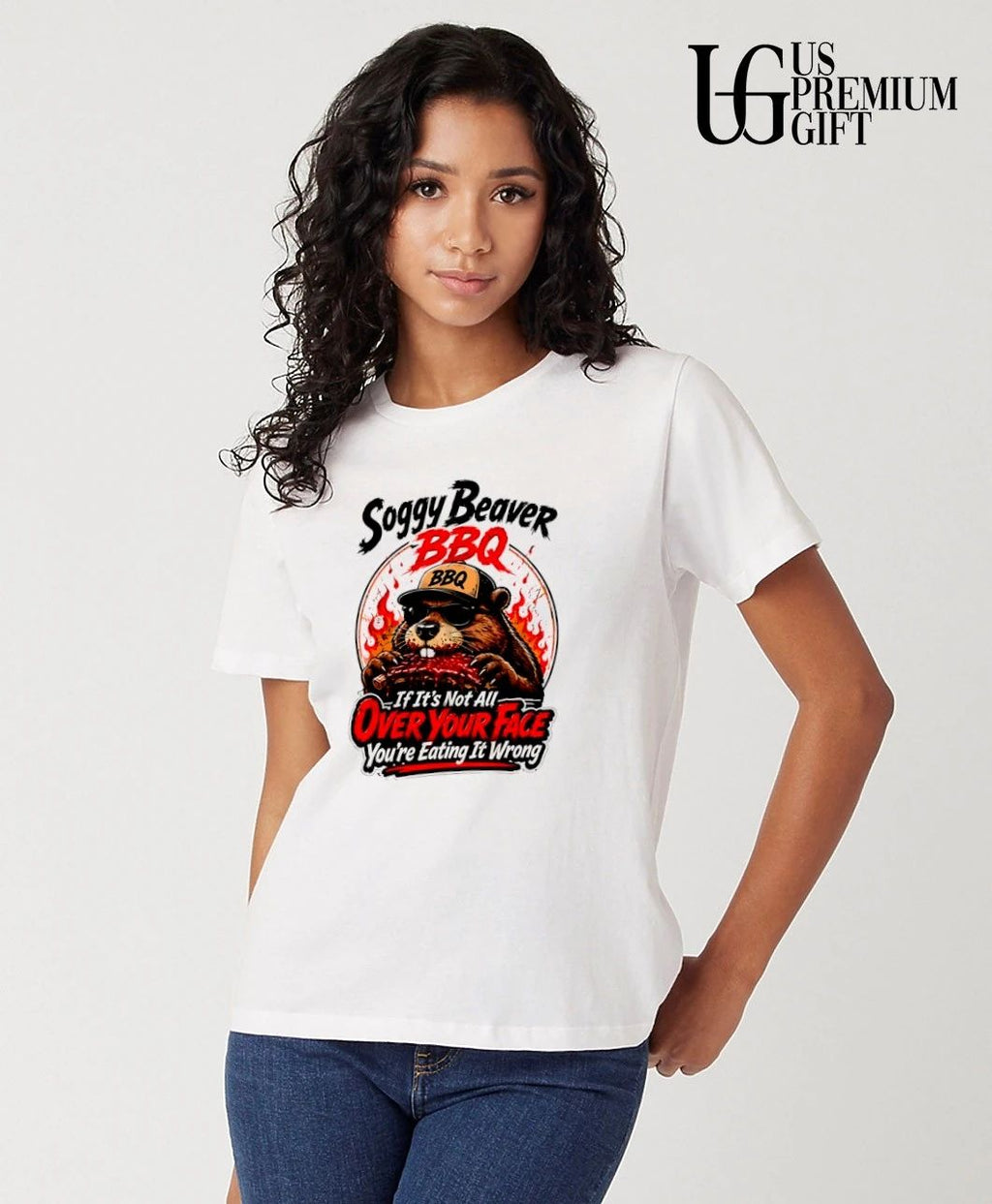 Soggy Beaver BBQ if it’s not all over your face you’re eating it wrong shirt