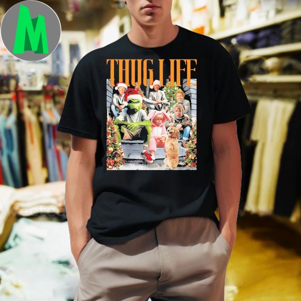 Thug Life Christmas Grinch Holiday Shirt