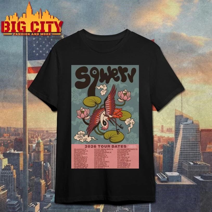 Sqwerv Summer Tour 2026 Poster Shirt