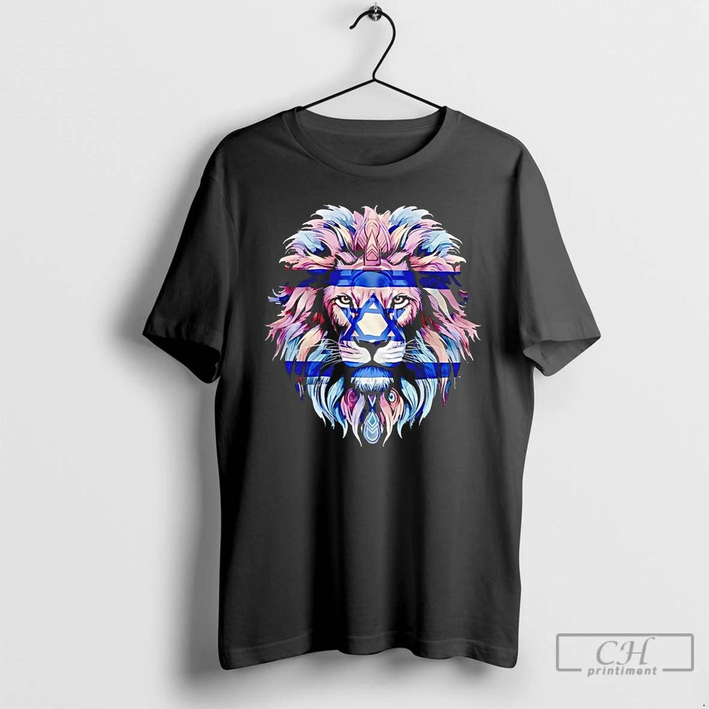Classic Rising Lion Israel Lion Am Yisrael Chai