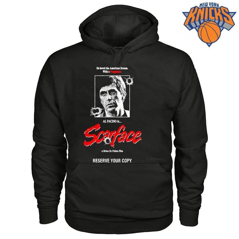 Scarface Al Pacino He Loved The American Dream With A Vengeance Movie Vintage Shirt