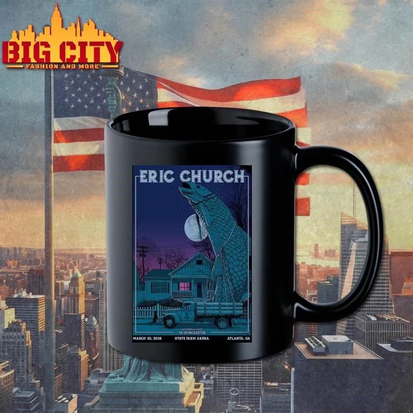 Eric Church Tour In Atlanta, GA 3-20-2026 Poster Shirt
