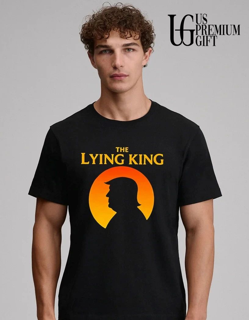 The Lying King Donald Trump silhouette shirt