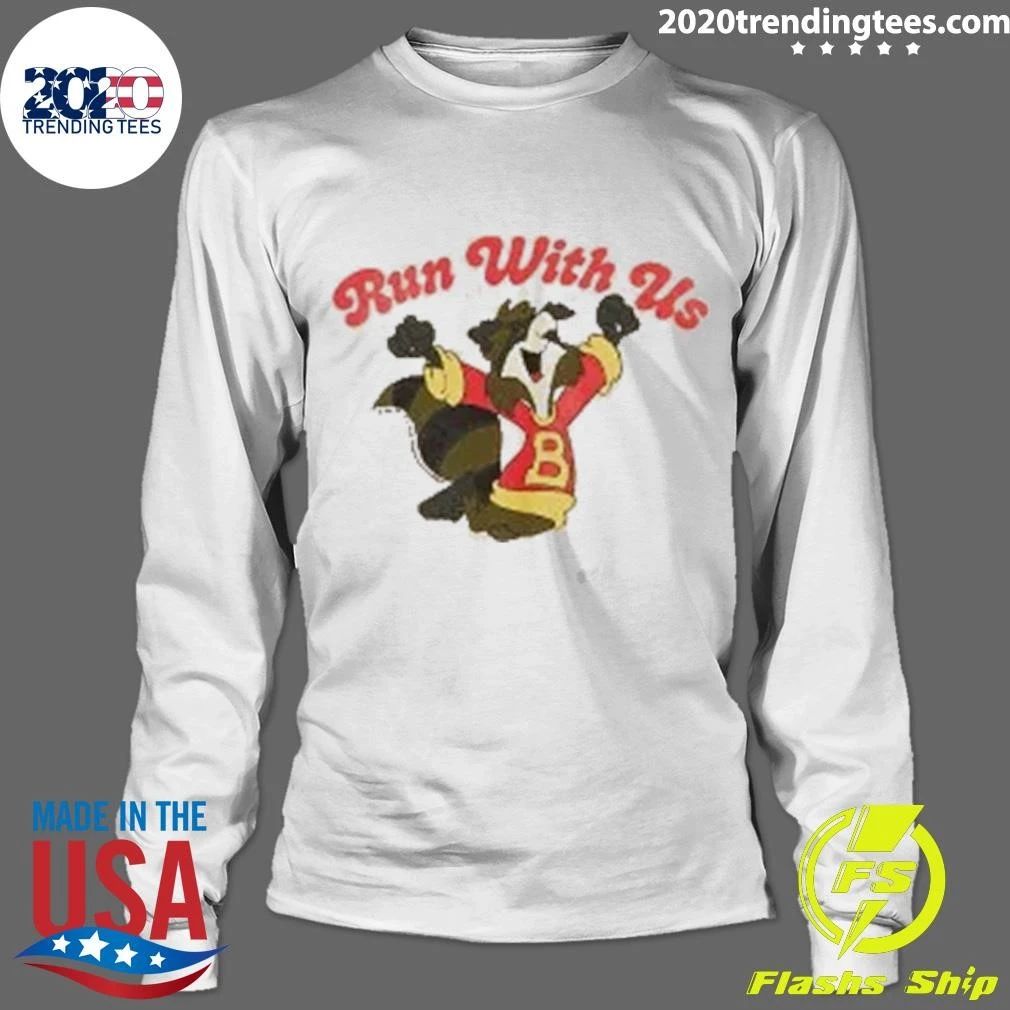 The Raccoons Bert Run With Us Natural Shirt