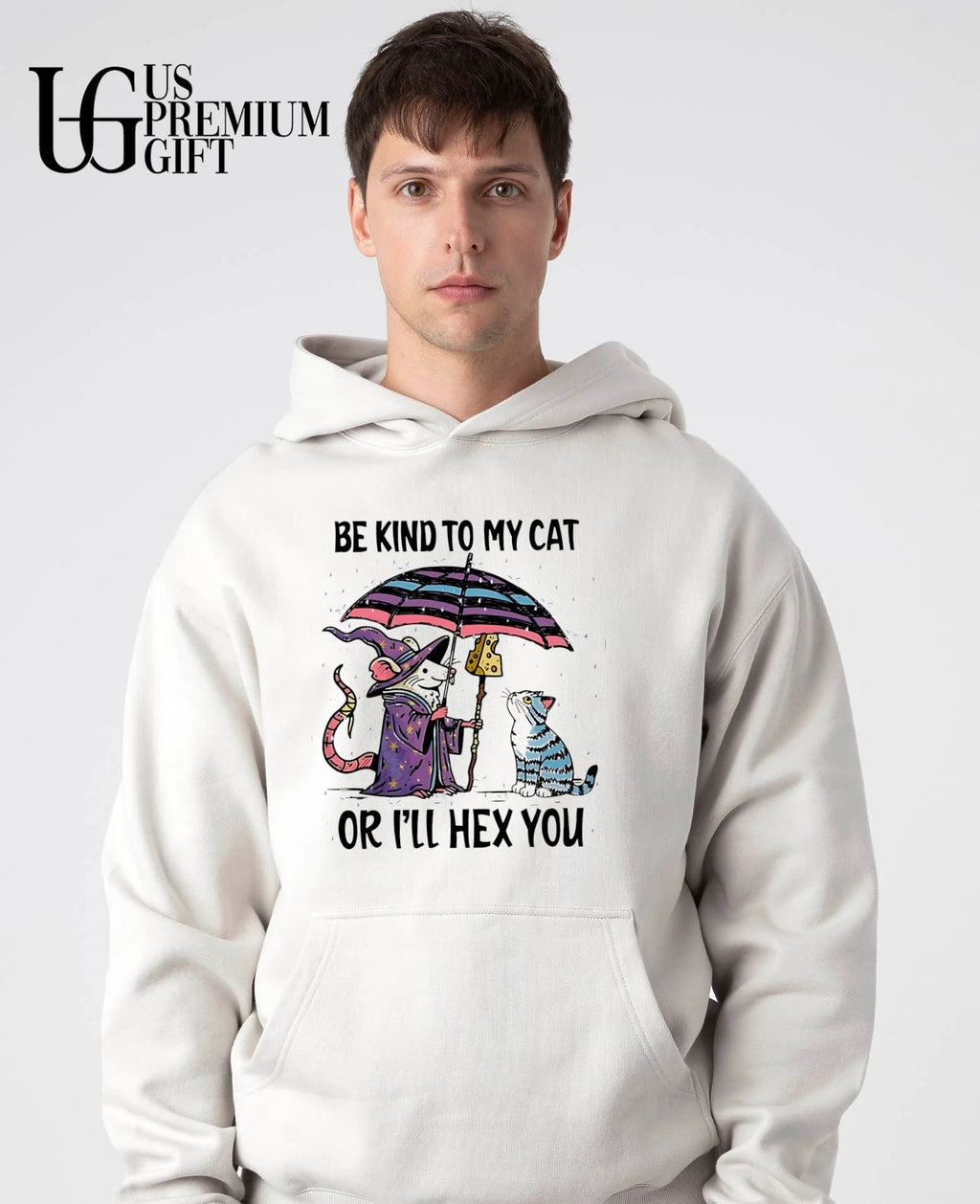 Cat wizard be kind to my cat or I’ll hex you shirt