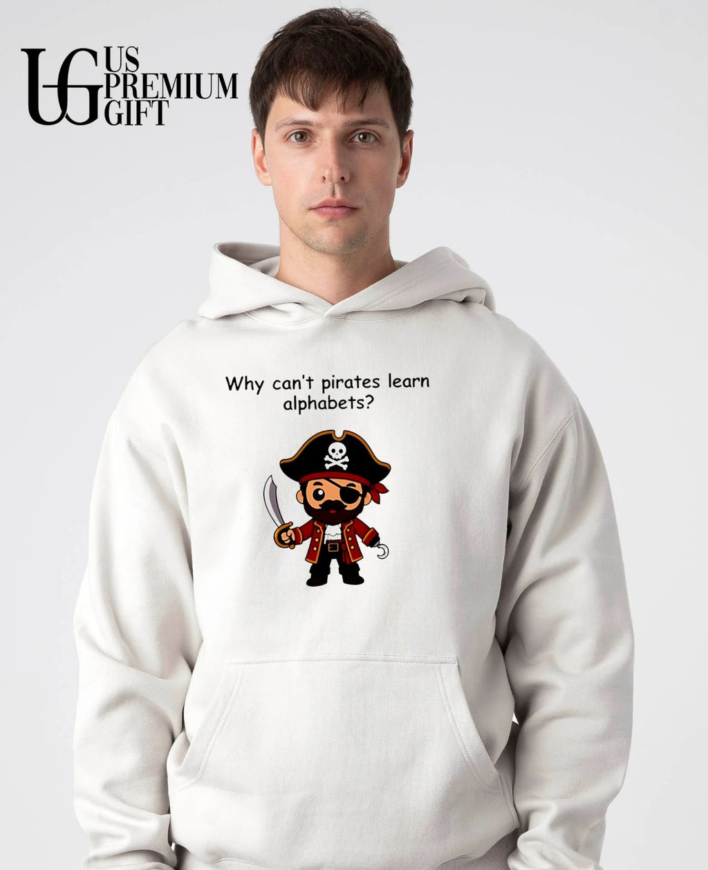 Why can’t pirates learn alphabets cute pirate cartoon shirt