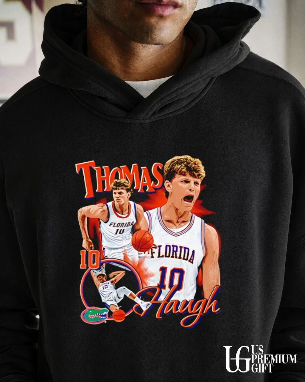 Thomas Haugh Florida Gators Basketball 10 Team NCAA Player shirt