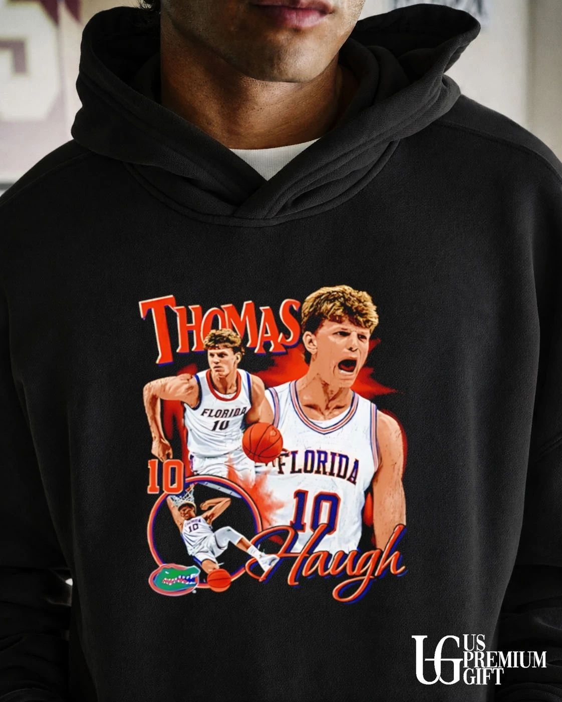 Thomas Haugh Florida Gators Basketball 10 Team NCAA Player shirt