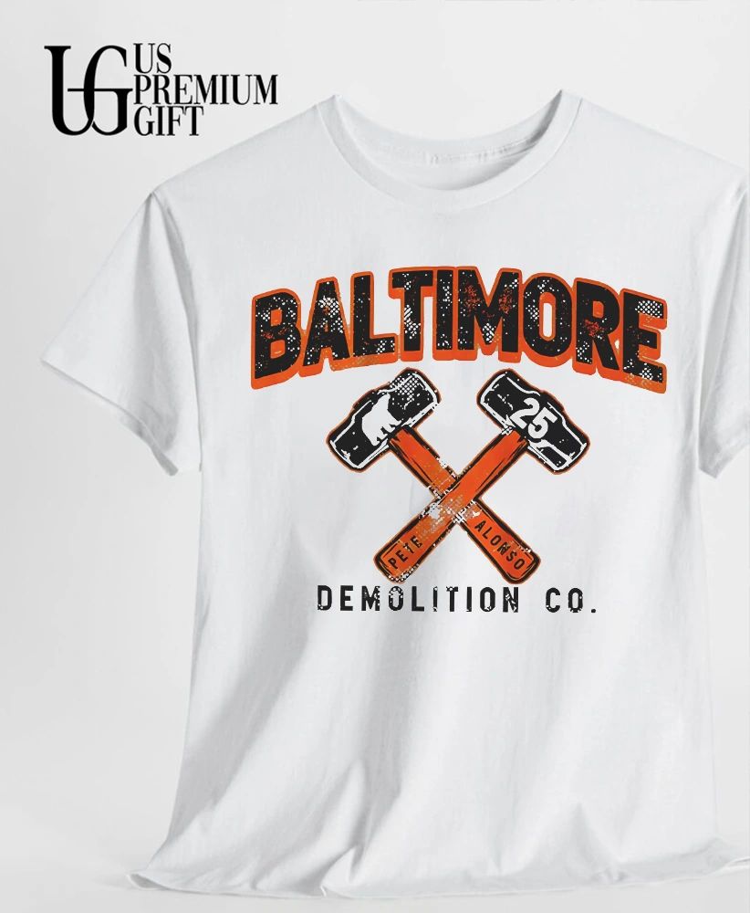 Baltimore Demolition Co. Pete Alonso Baltimore Orioles baseball shirt
