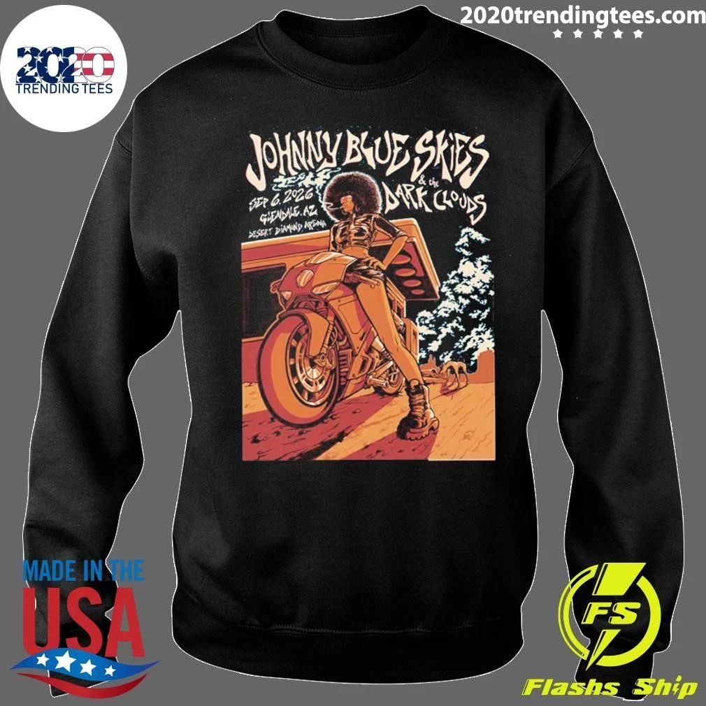 Johnny Blue Skies And The Dark Clouds Glendale AZ Event Poster At Desert Diamond Arena In Glendale AZ On September 8 2026 Shirt