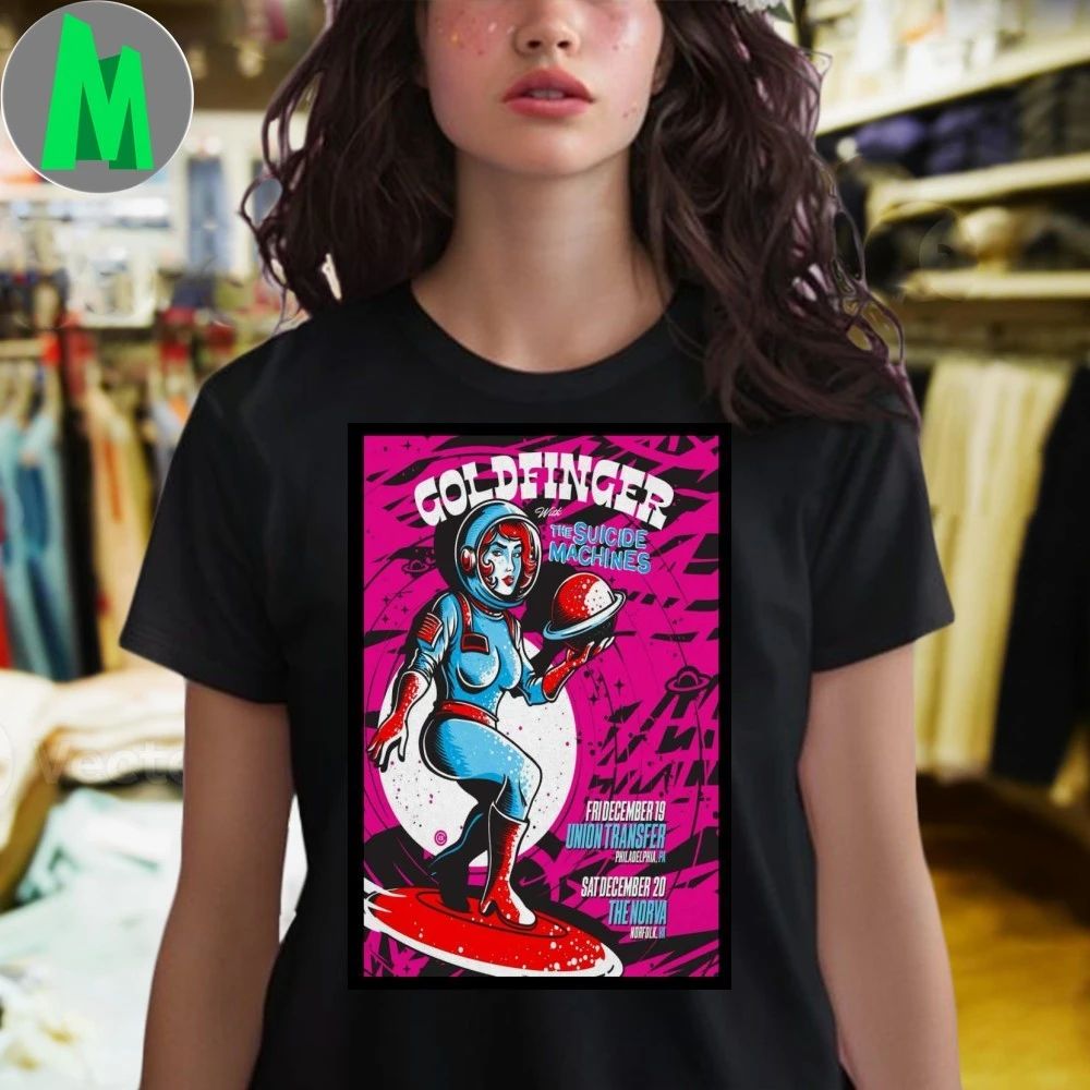 Goldfinger Dec 19, 2025 Union Transfer, Philadelphia, PA Poster Shirt