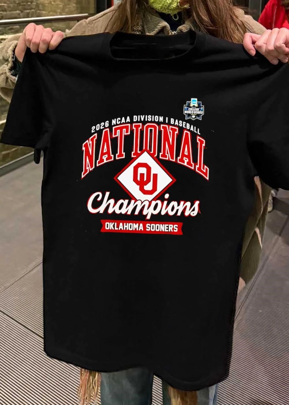 2026 NCAA Division I Baseball National Champions Oklahoma Sooners shirt