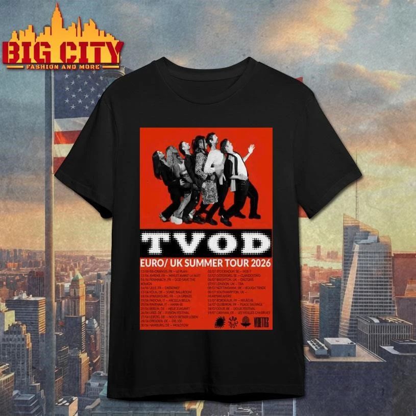 TVOD Summer Tour EU UK 2026 Poster Shirt