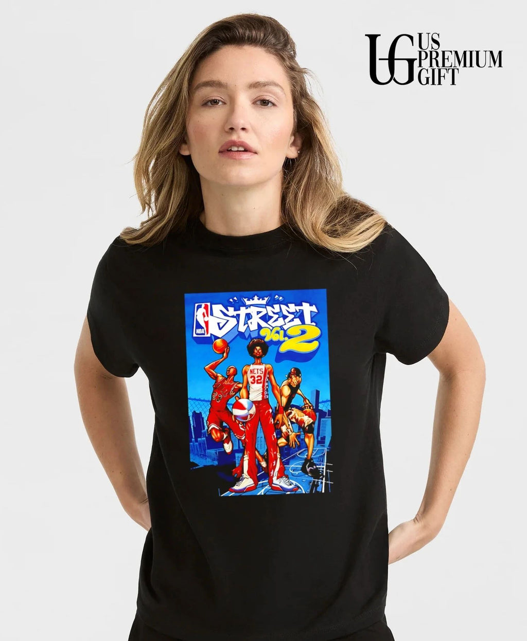 NBA Street Vol 2 cartoon shirt