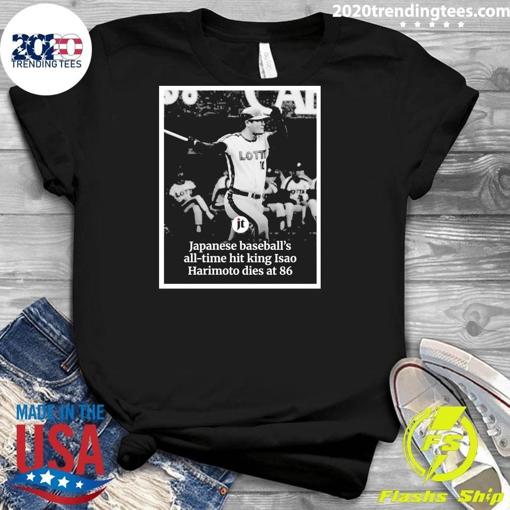 Isao Harimoto, Japanese Baseball’s All-Time Hit King, Has Died He Was 86 Shirt