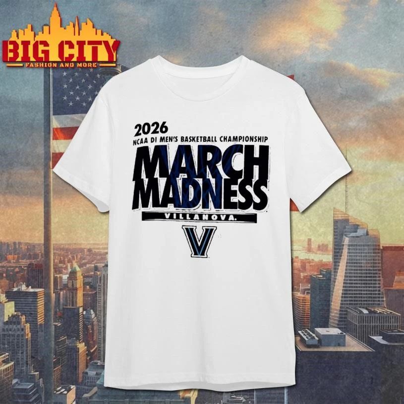 Villanova Wildcats Ncaa Di Mens Basketball Championship March Madness 2026 Shirt