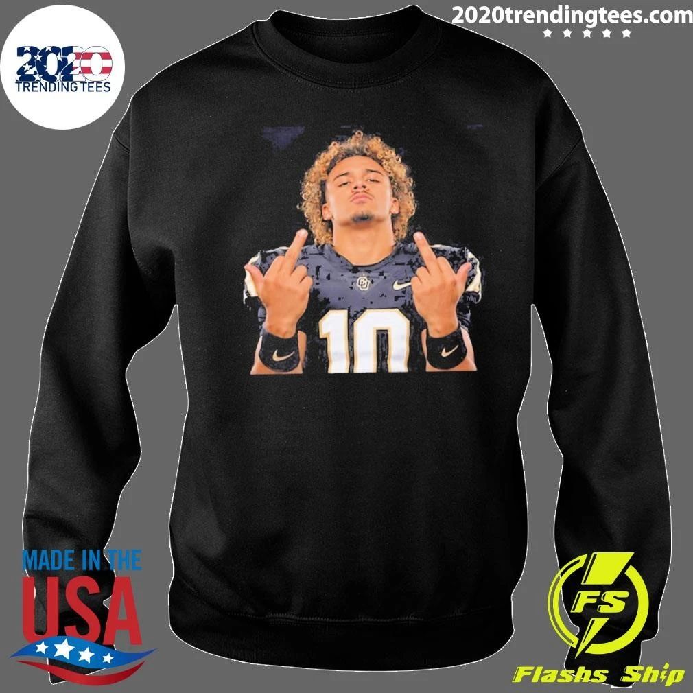 Julian Lewis Colorado Buffaloes Double Middle Finger Shirt