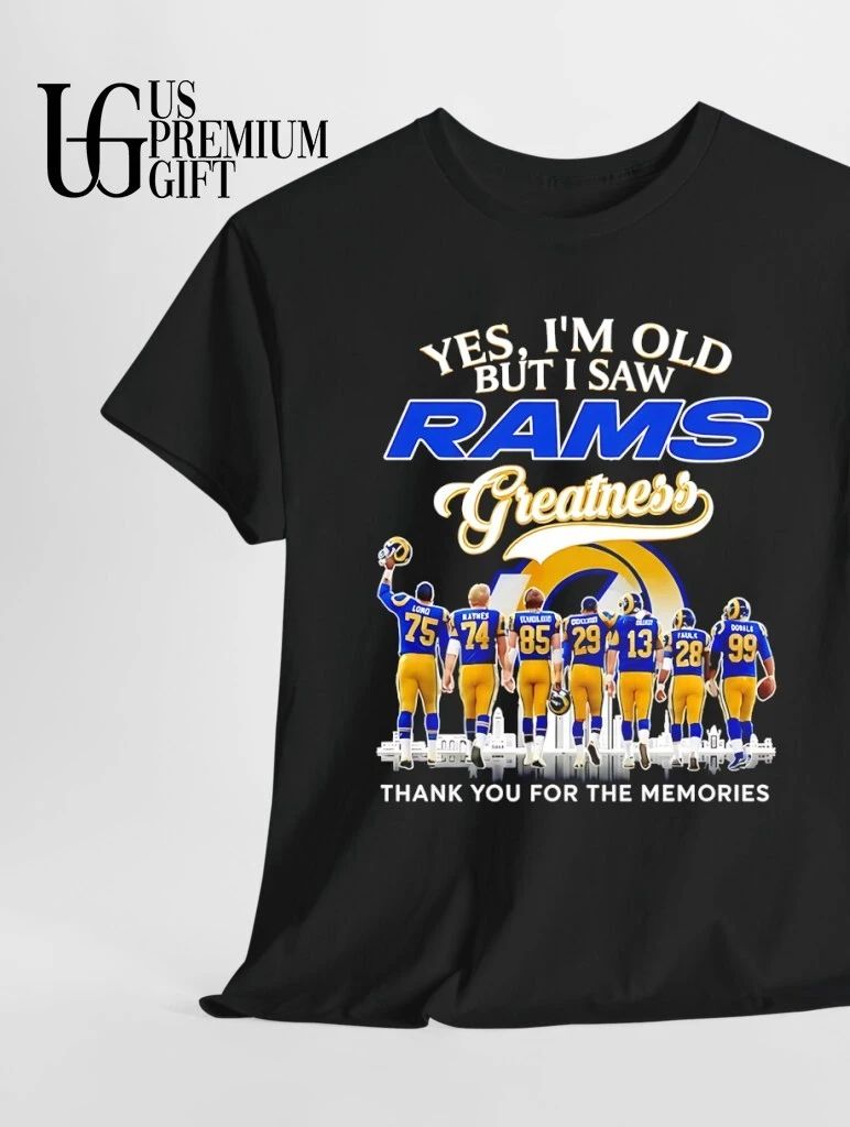 Yes I’m old but I saw LA Rams Greatness Legends Skyline signatures shirt