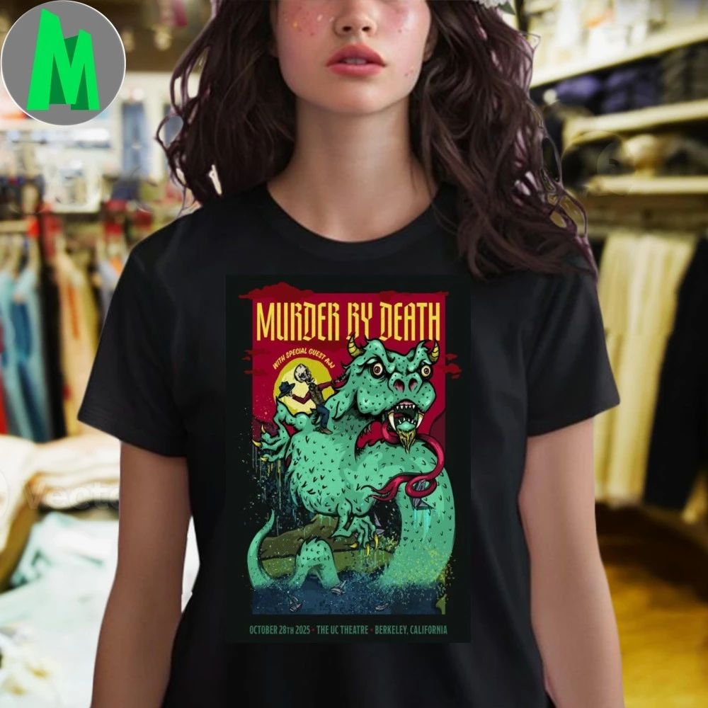 Murder By Death Berkeley CA Oct 28 2025 Poster Shirt