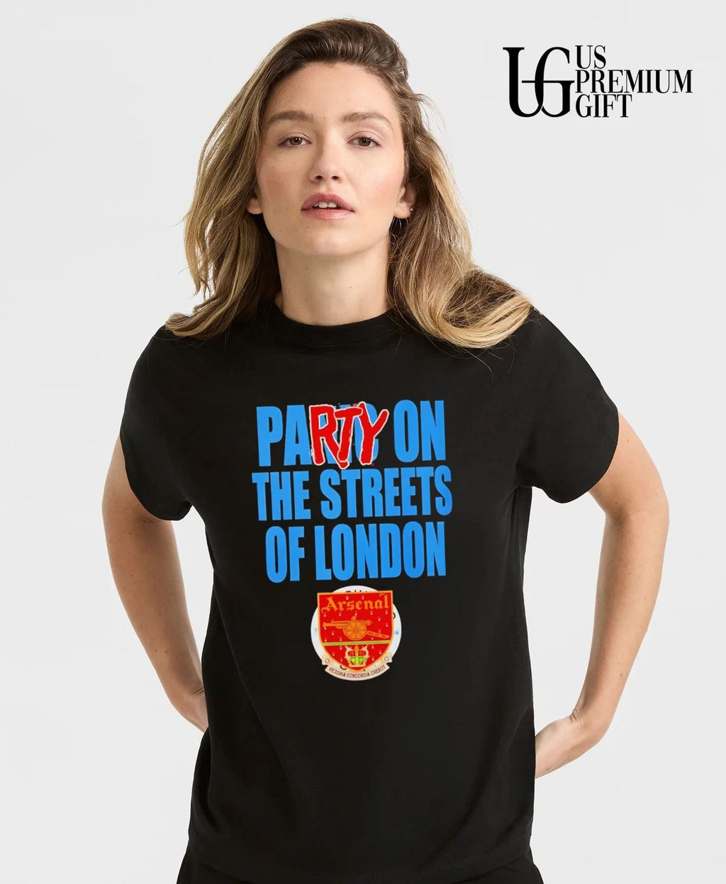 Party On The Streets Of London Arsenal shirt