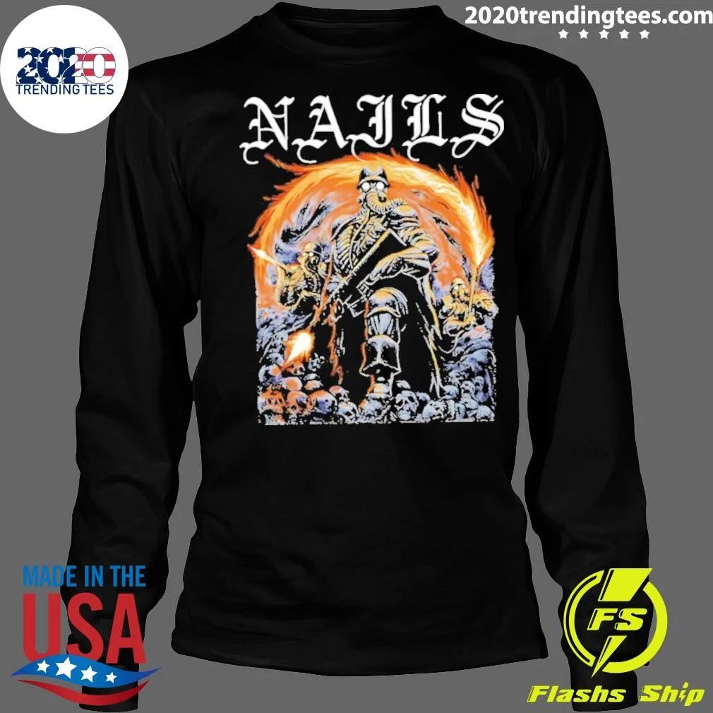 Nails Flamethrower Graphic Shirt