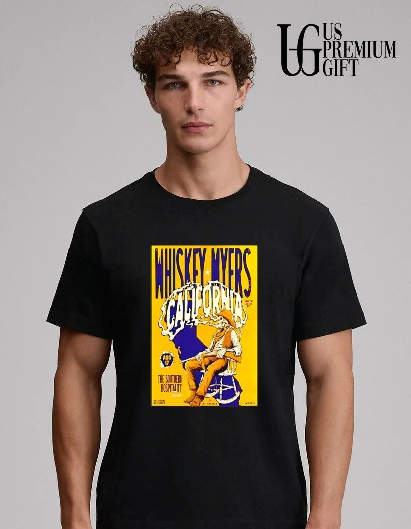 Whiskey Myers Southern Hospitality Tour 08-17-2026 Los Angeles poster shirt