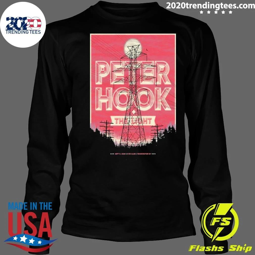 Peter Hook And The Light Washington DC At 930 Club In Washington DC On September 8 2026 Shirt