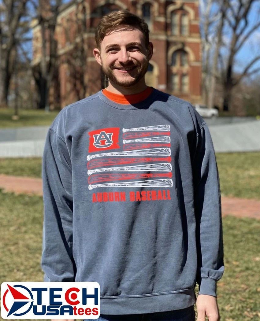 Auburn Tigers Baseball America’s 250 flag shirt