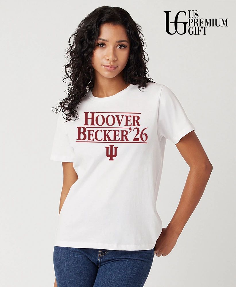 Josh Hoover and Charlie Becker Indiana University Hoosiers Hoover Becker ’26 shirt