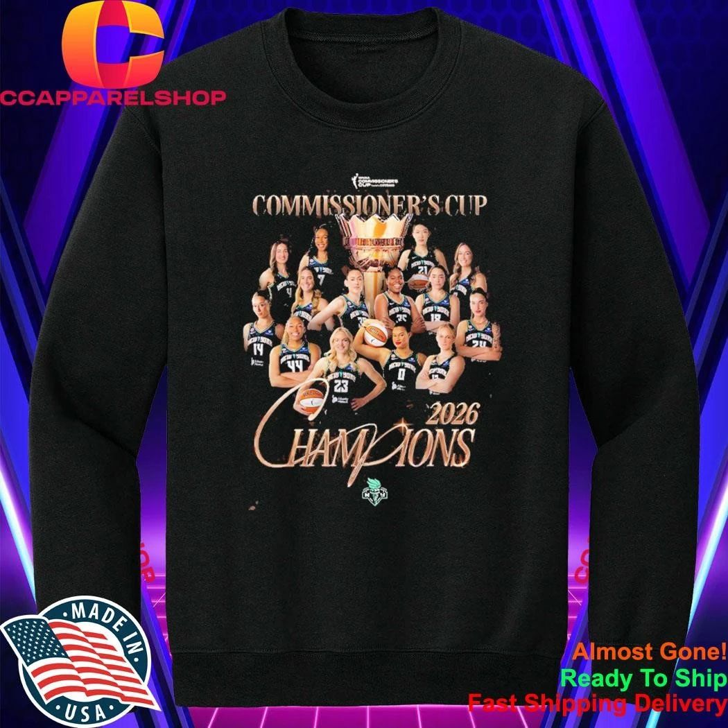 New York Liberty 2026 WNBA Commissioners Cup Champions Shirt