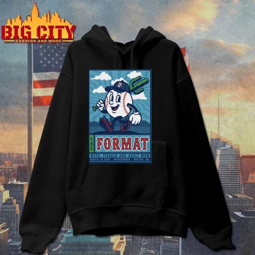 The Format Boston, MA March 26 2026 The Roadrunner Boston Tour Poster Graphic Shirt