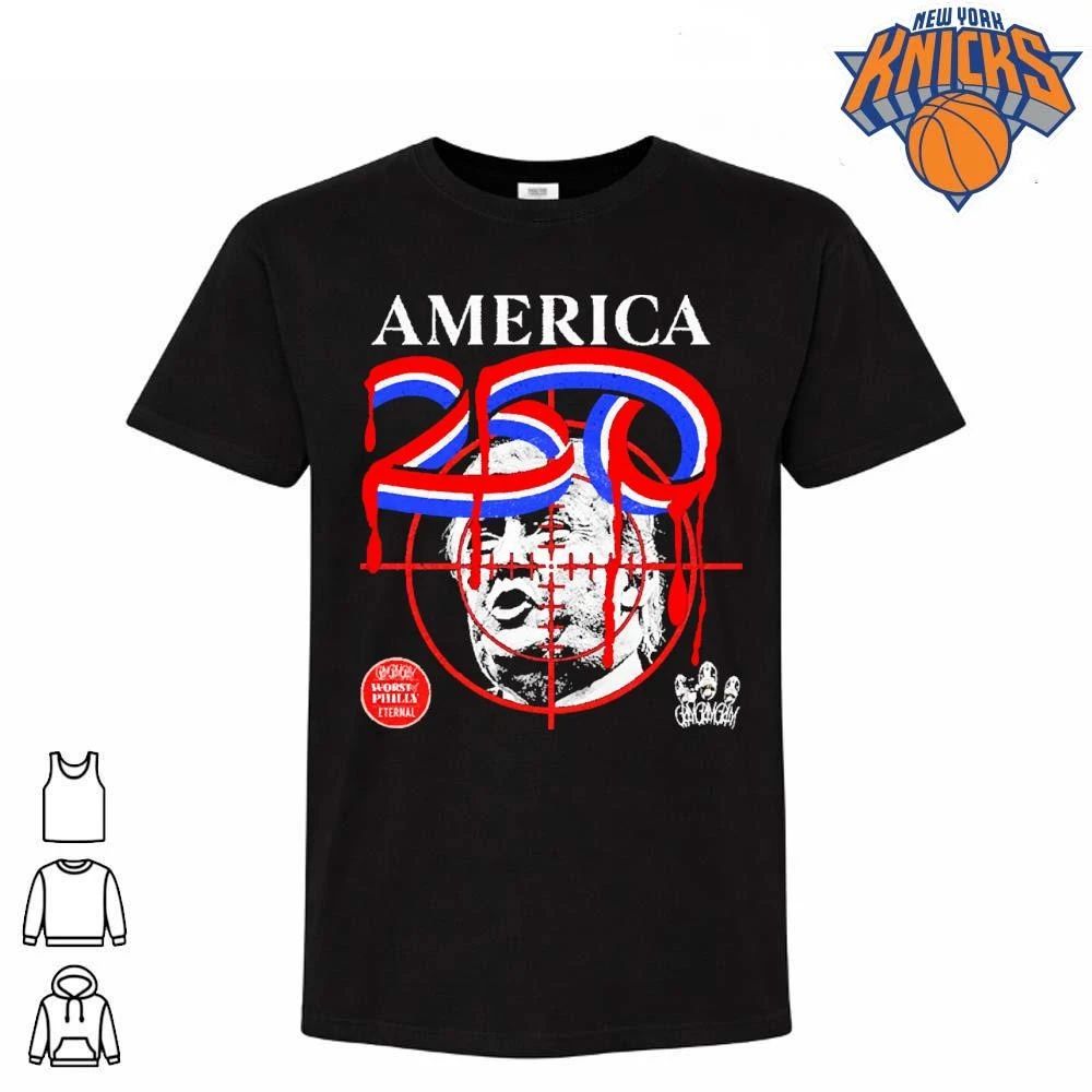 Donald Trump America 250 Crosshair Target Worst of Philly Eternal Vintage Shirt