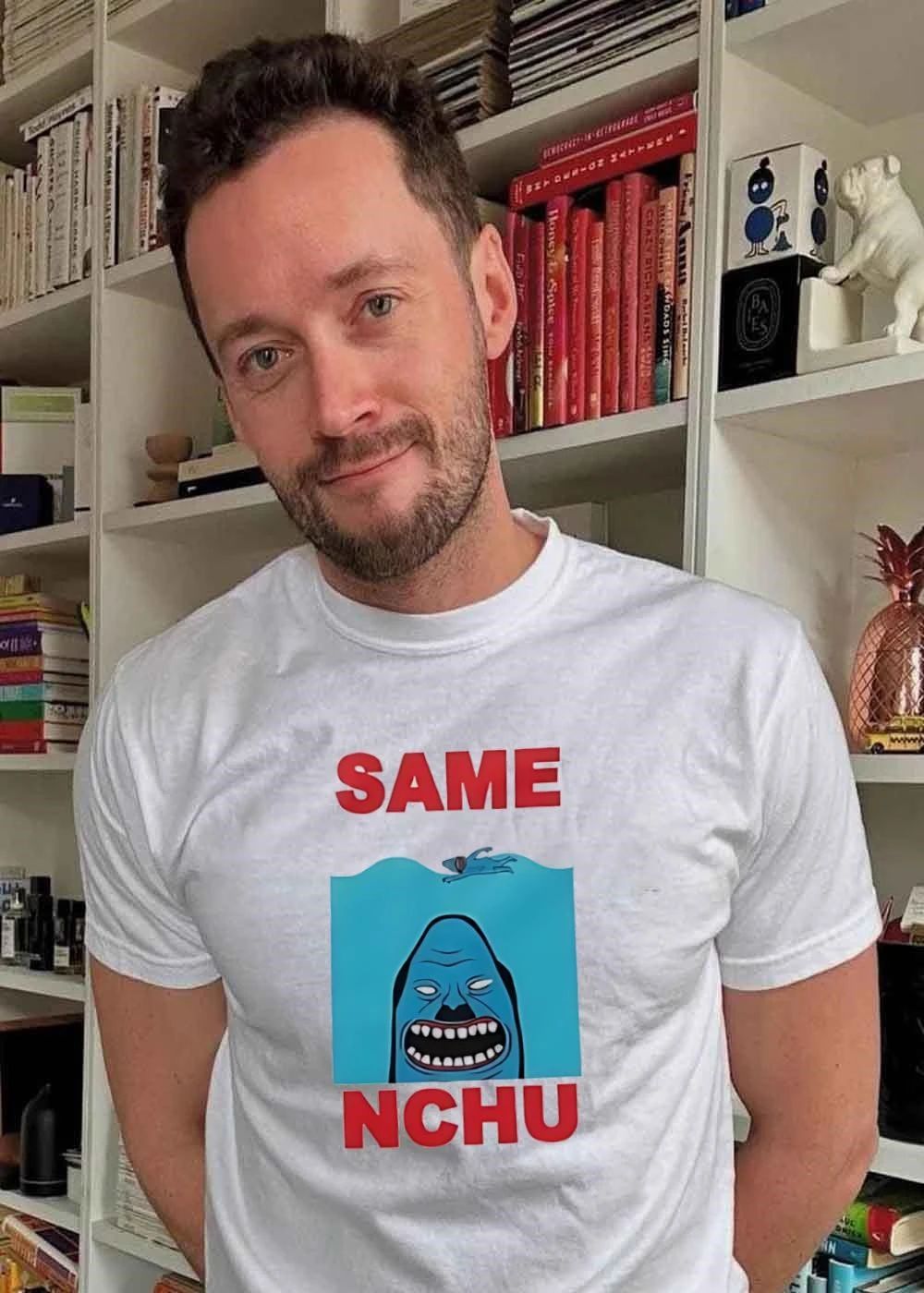 Same NCHU Swimming Monster shirt