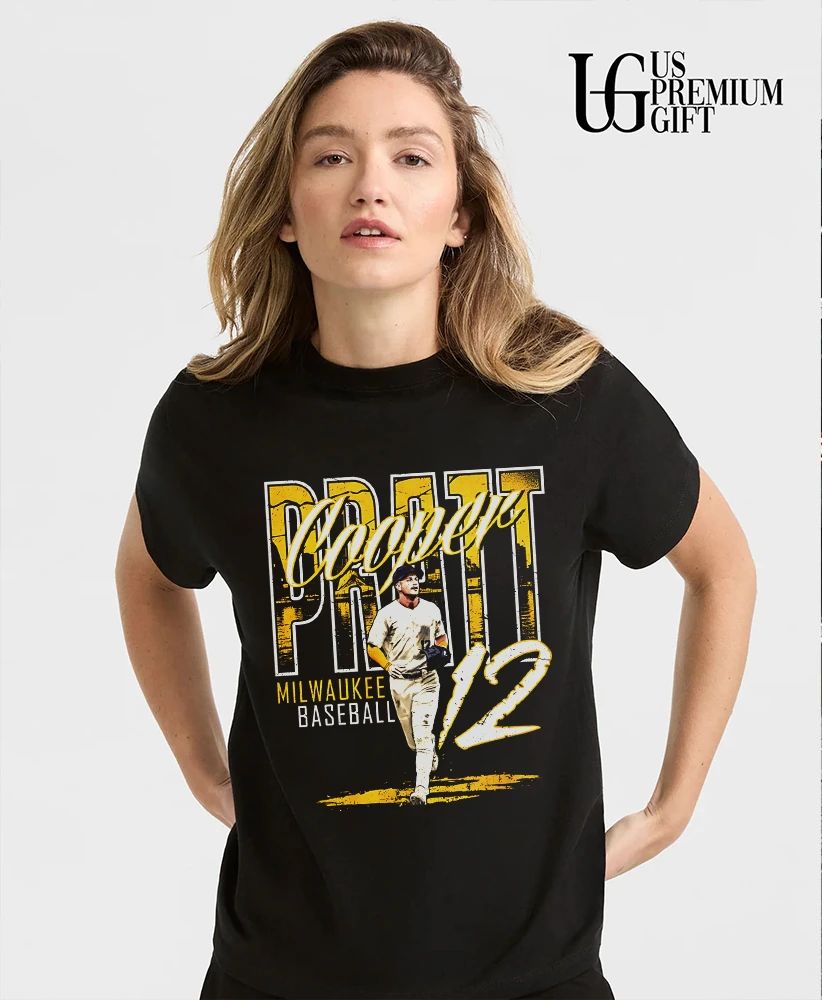 Cooper Pratt No 12 Milwaukee Brewers baseball player name 2026 shirt