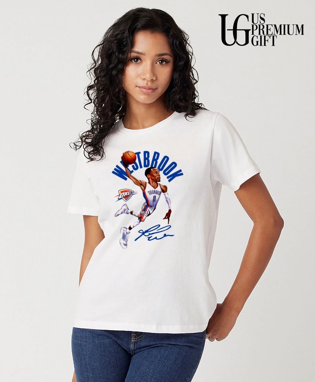 Russell Westbrook Oklahoma City Thunder NBA Westbrook Thunder signature shirt