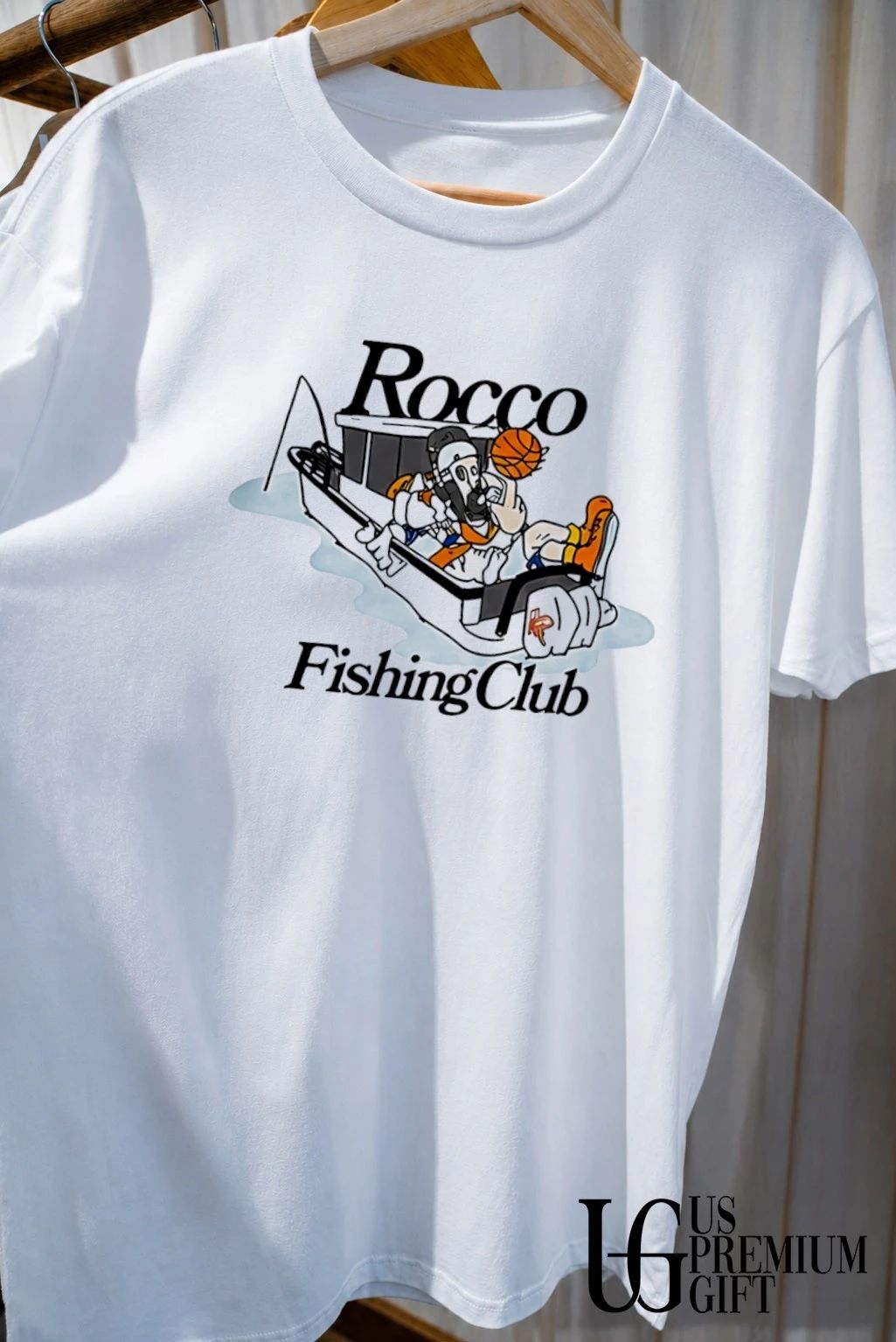 Klay Thompson Anta Rocco Fishing Club shirt