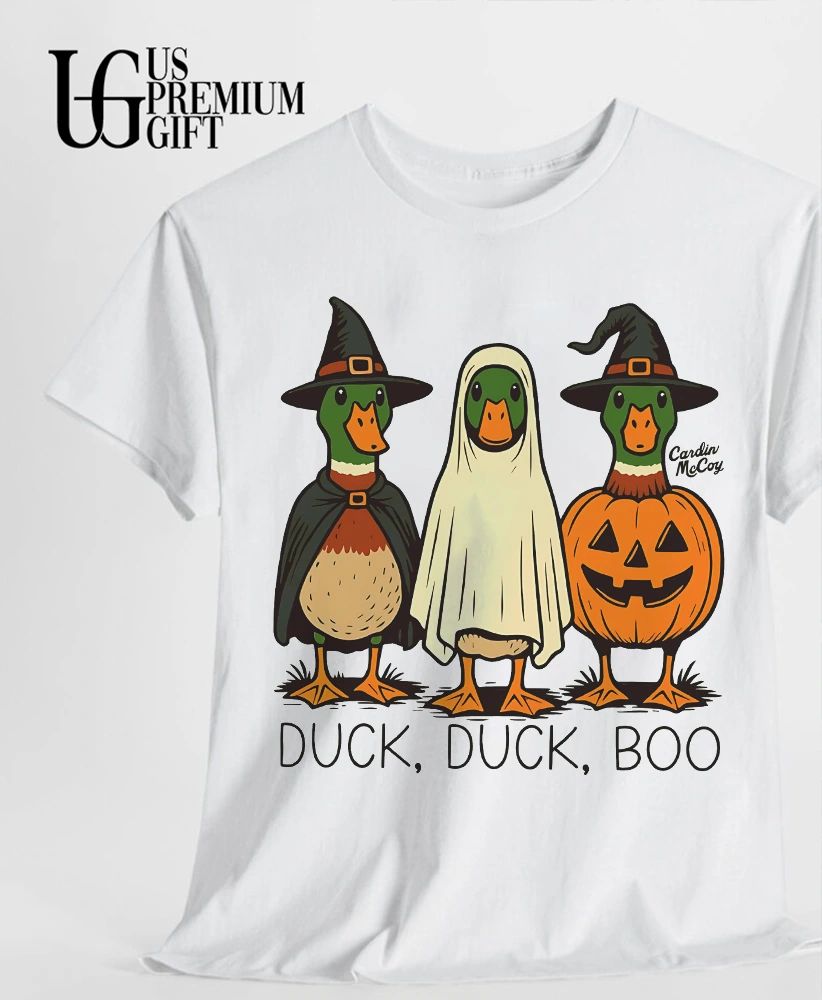 Duck Duck Boo pumpkin Halloween 2026 shirt