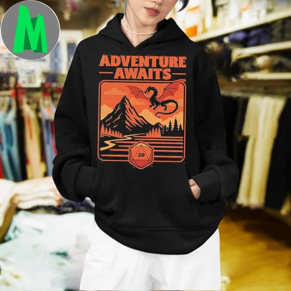 RPG Vintage Adventure Dragon Shirt