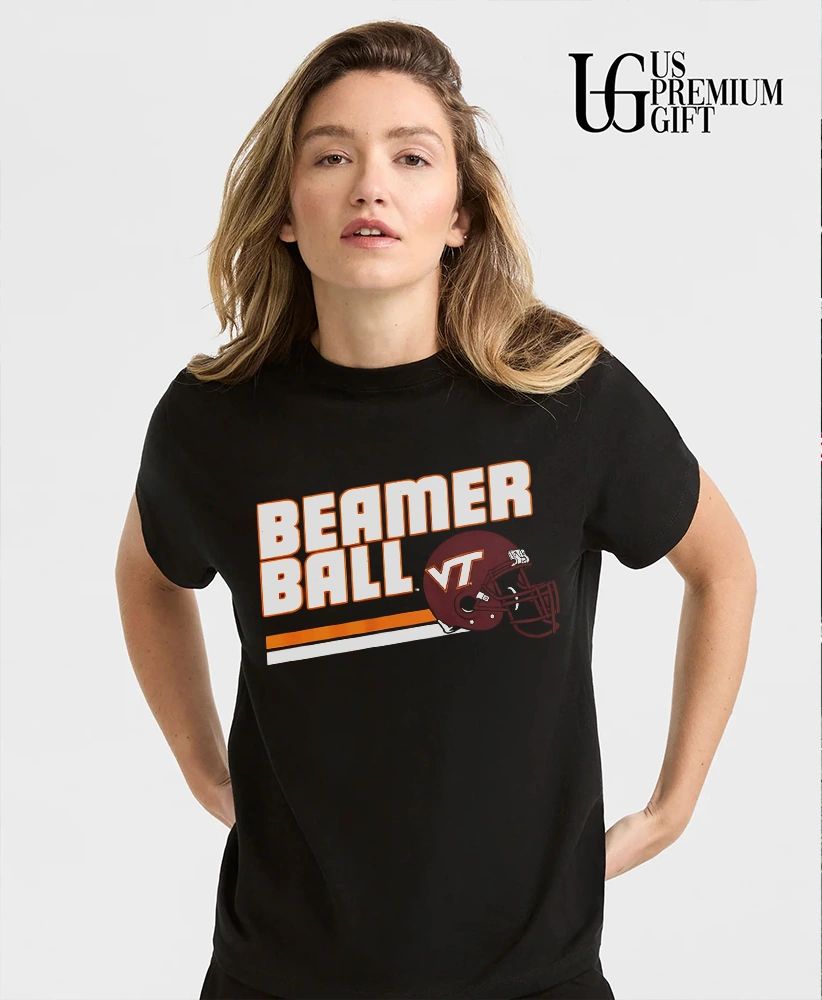 Beamer Ball Frank Beamer Virginia Tech Hokies football helmet shirt