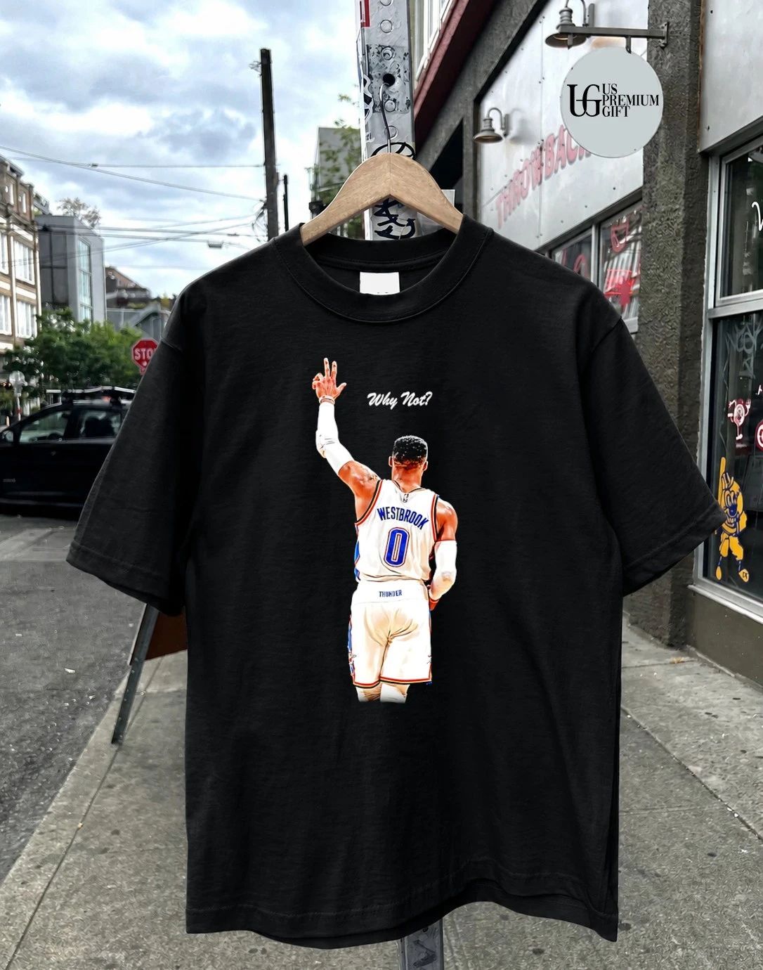 The Brodie Why Not Russell Westbrook Oklahoma City Thunder basketball shirt