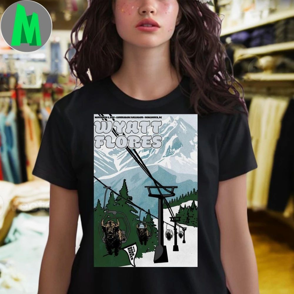 Wyatt Flores 11 8 2025 Vancouver BC Poster Shirt