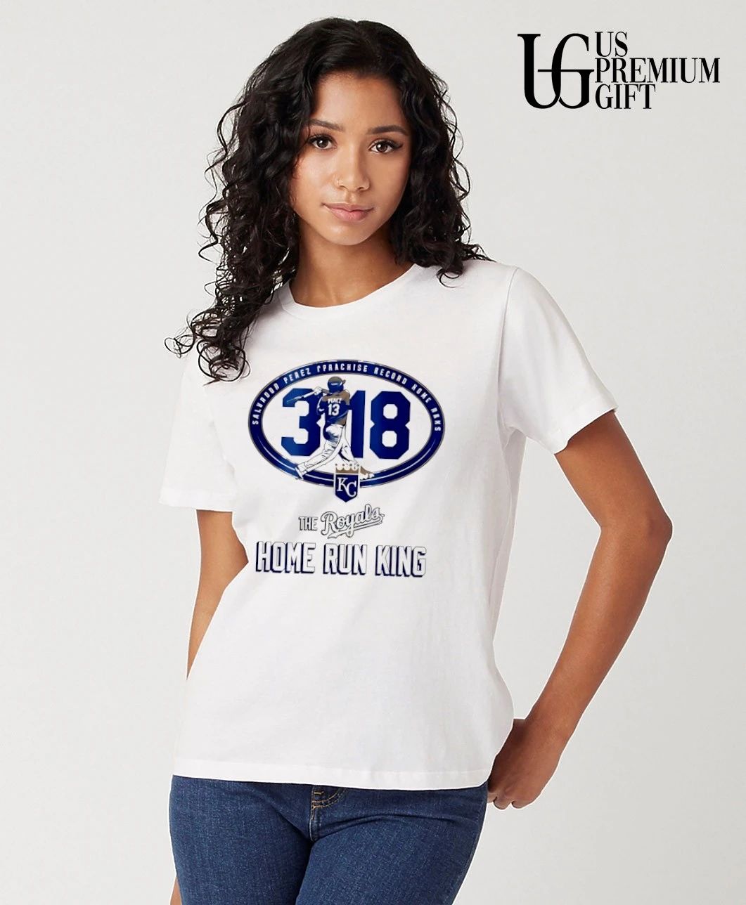 Salvador Perez KC Royals 318 Franchise Record Home Runs King shirt