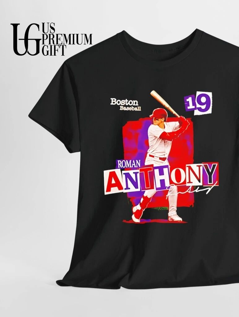 Roman Anthony No 19 Boston Red Sox signature shirt