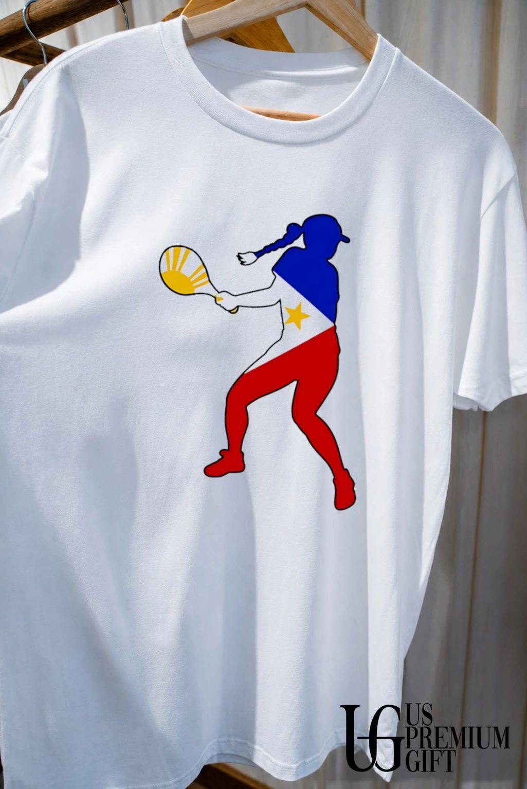 Alexandra Eala Philippines Tennis player silhouette shirt