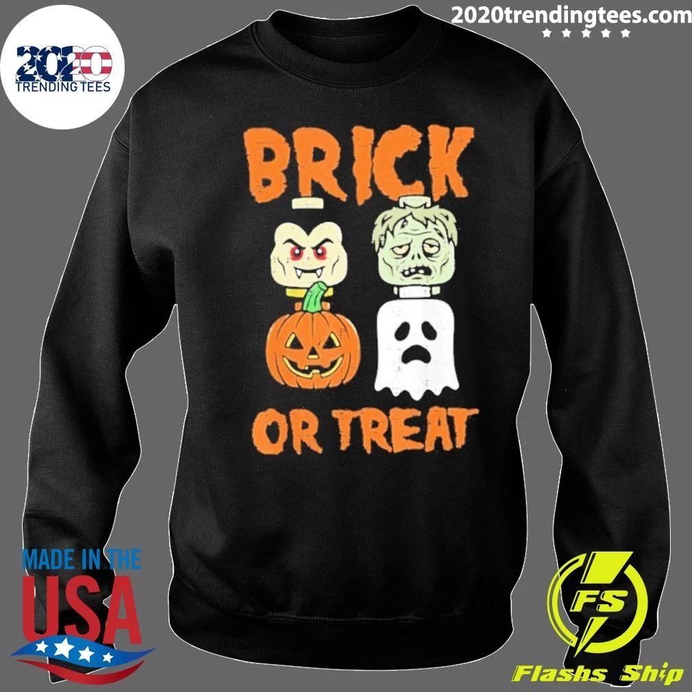 2026 Halloween Brick Or Treat Protest Shirt