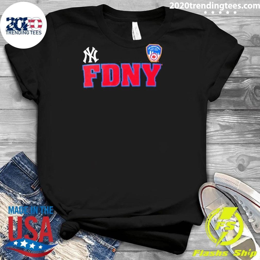 New York Yankees Fdny First Responders 9.11 Logo Shirt