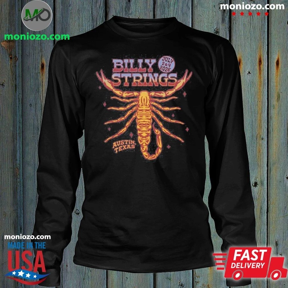 Billy Strings Scorpion Austin TX Jul 2-4 2026 Shirt
